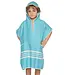 kinder strandponcho hamam turquoise