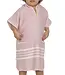 kinder strandponcho hamam rose pink