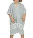 kinder strandponcho hamam light blue