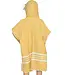 kinder strandponcho hamam mustard yellow