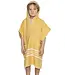 kinder strandponcho hamam mustard yellow