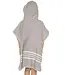 kinder strandponcho hamam light grey