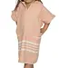 kinder strandponcho hamam melon
