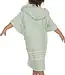 kinder strandponcho hamam mint