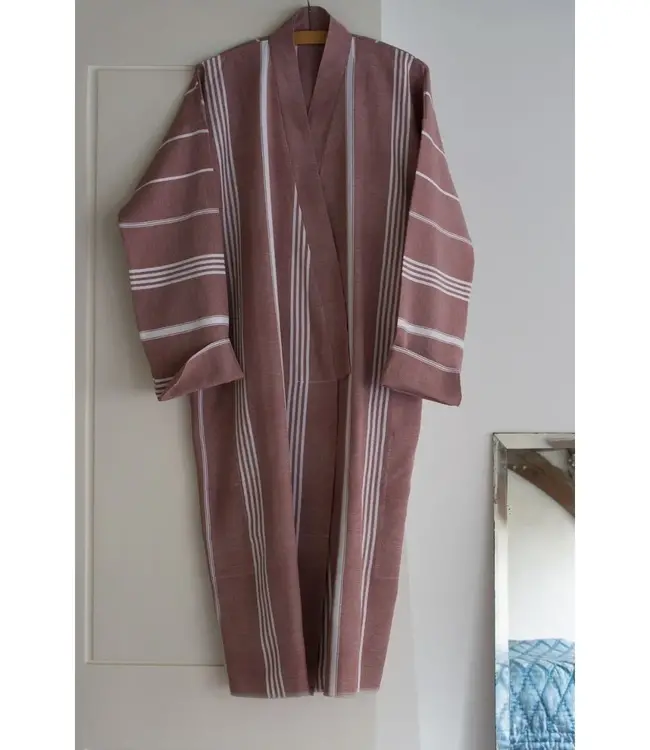 hamam badjas chocoladebruin