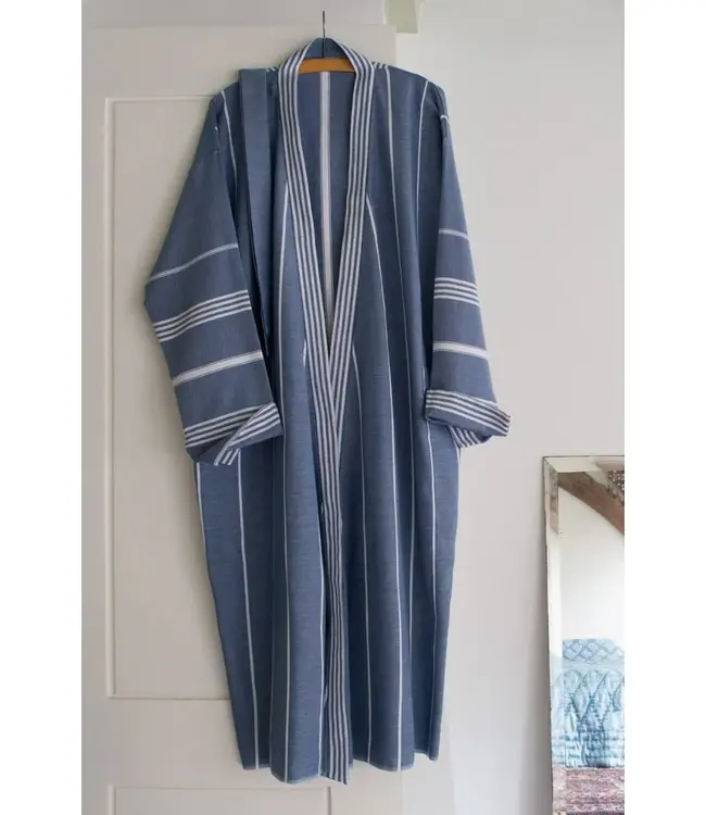 hamam badjas marineblauw