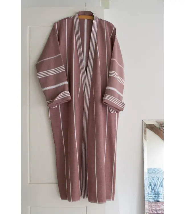 hamam badjas chocoladebruin