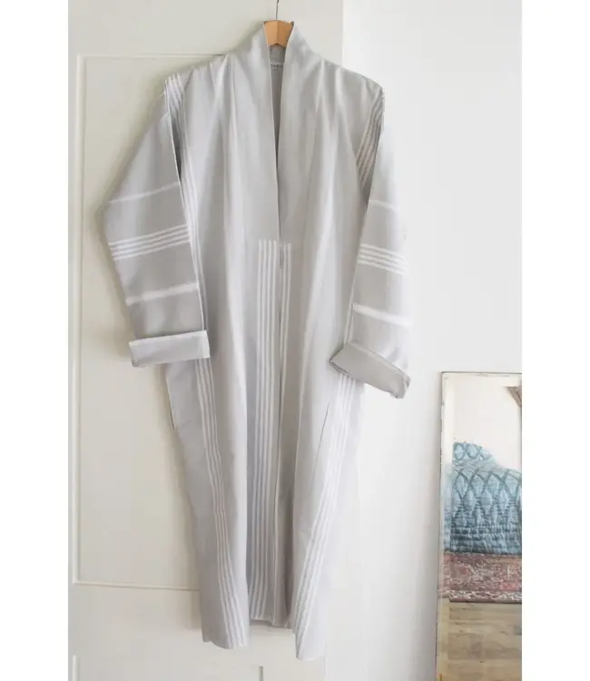 Hamam badjas lichtgrijs