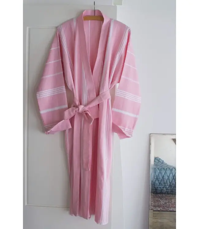 hamam badjas poederroze
