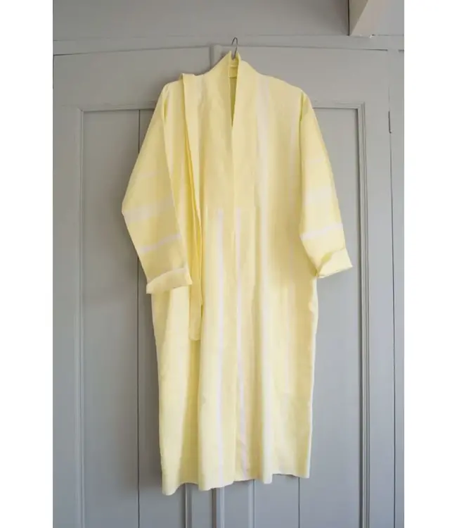 hamam badjas citroengeel