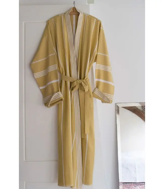 hamam badjas mosterd