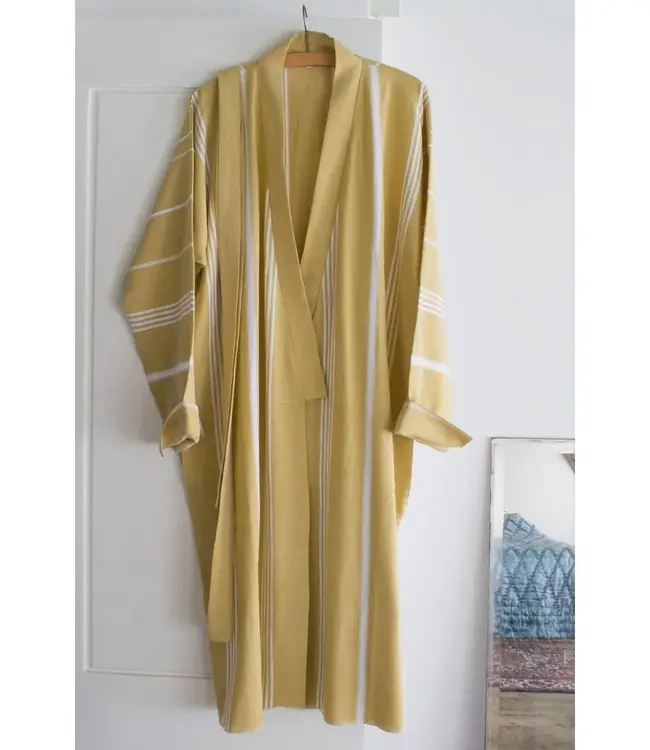 hamam badjas mosterd