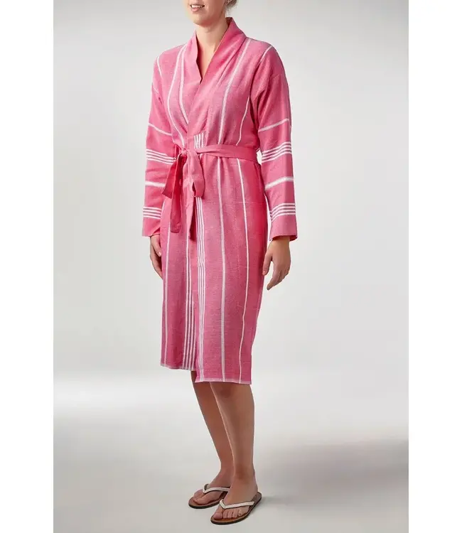 hamam badjas robijnrood