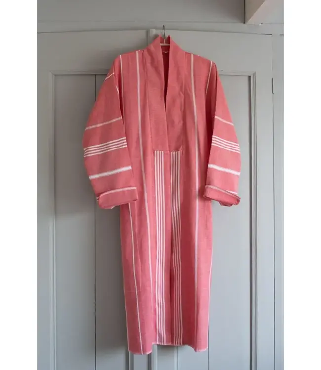 hamam badjas steenrood