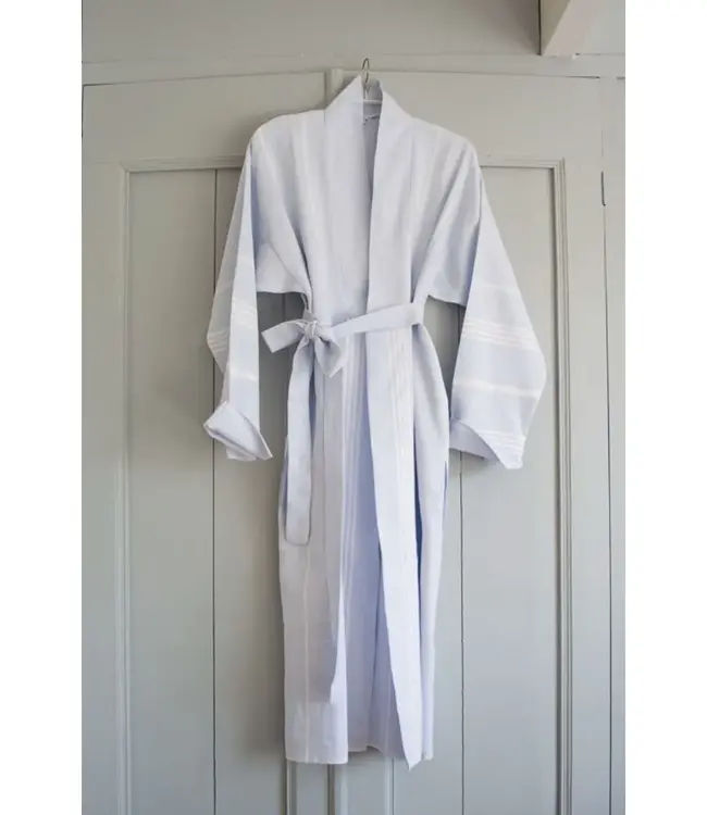 hamam badjas lichtblauw
