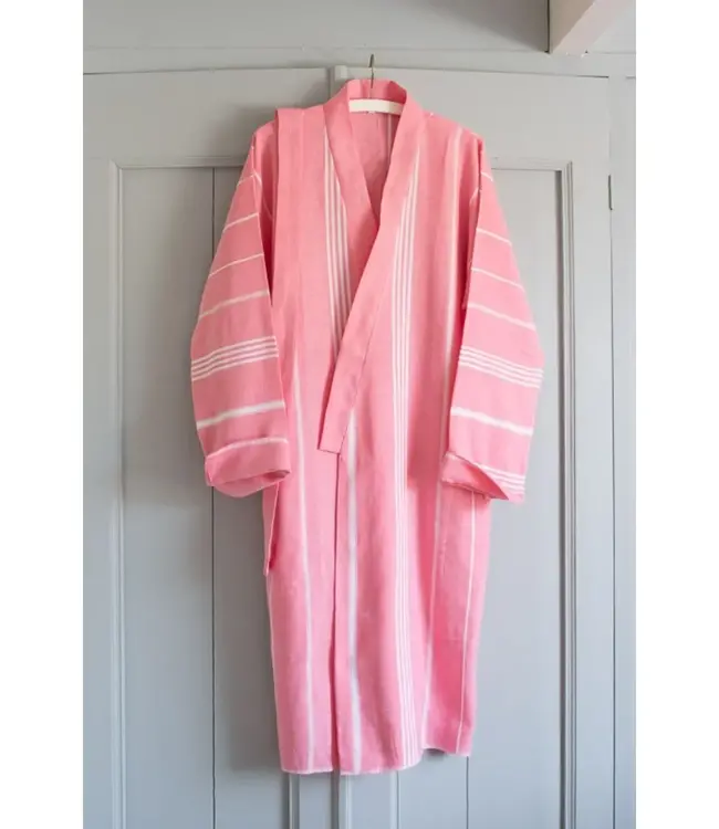 hamam badjas zuurstokroze