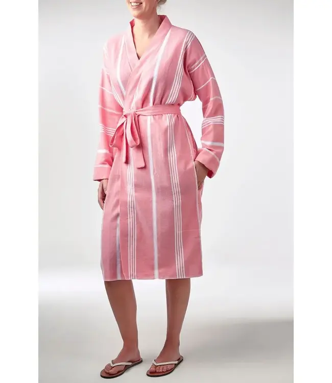 hamam badjas zuurstokroze