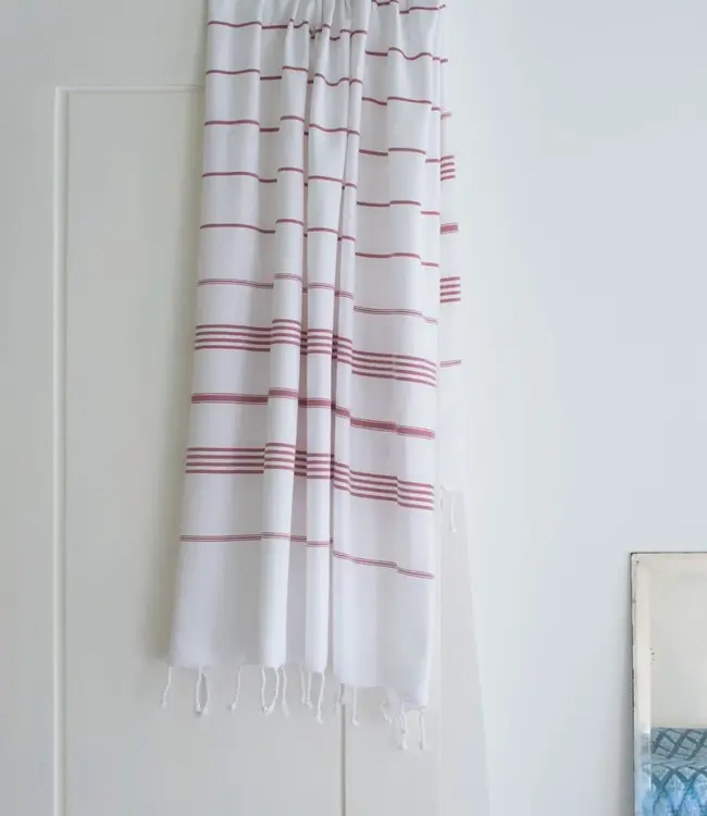 hamamdoek bordeaux 170x100cm