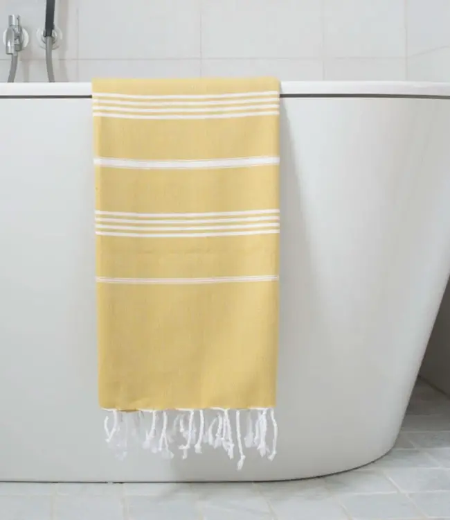 hamamdoek mosterd 170x100cm