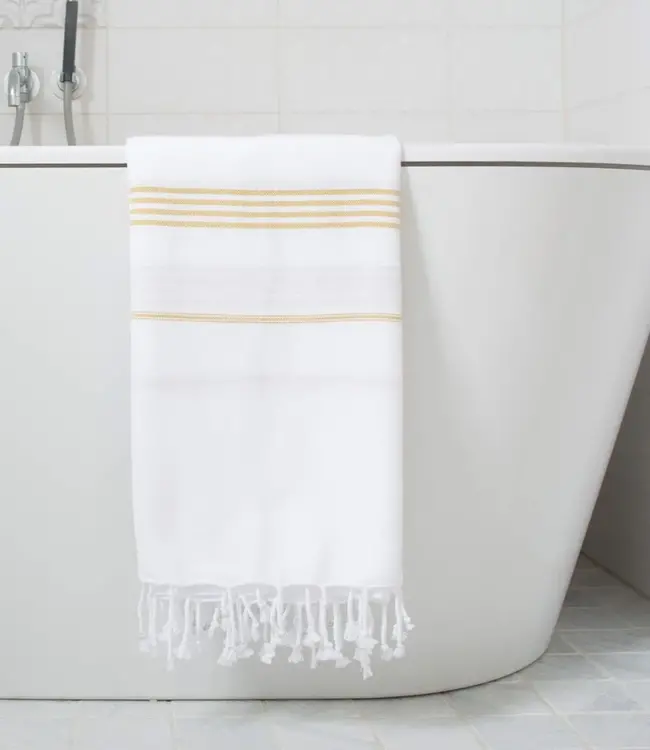 hamamdoek mosterd 170x100cm