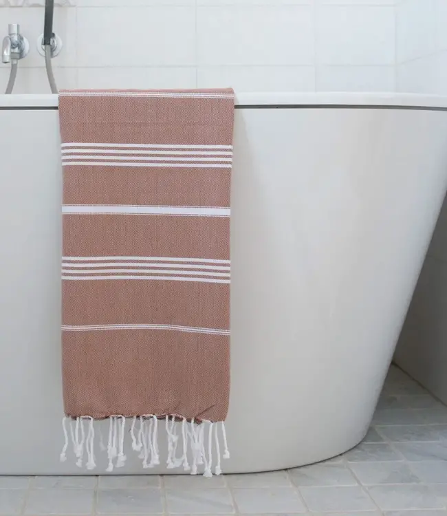 hamamdoek bruin 170x100cm