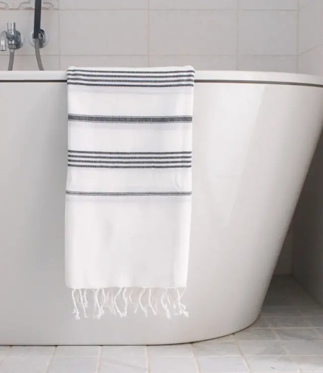 hamamdoek zwart 170x100cm