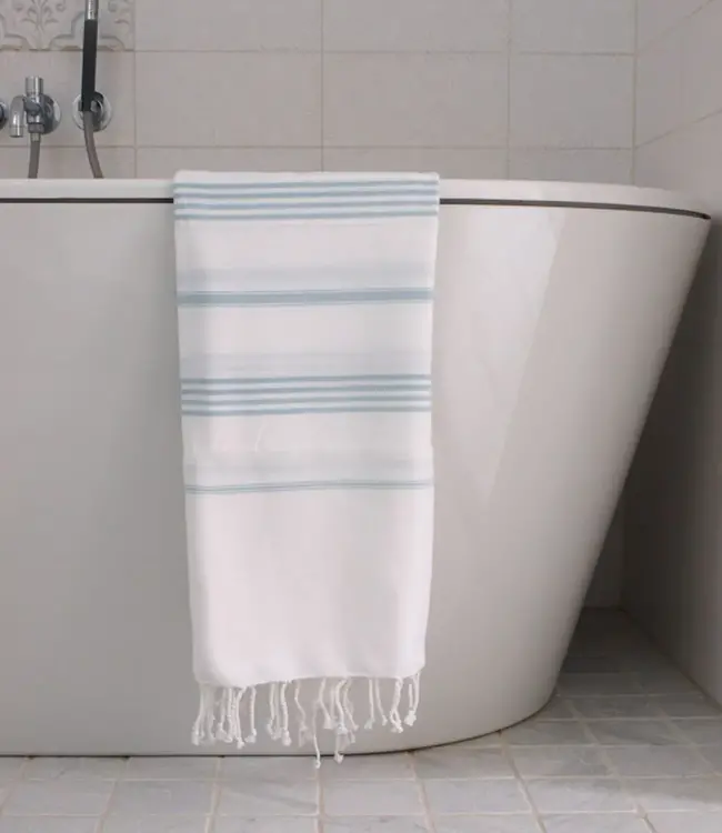 hamamdoek zeegroen 170x100cm