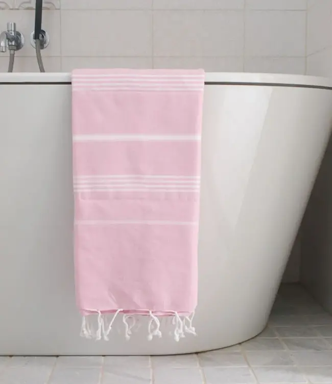 hamamdoek roze 170x100cm