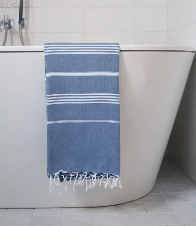 hamamdoek parlementblauw 170x100cm