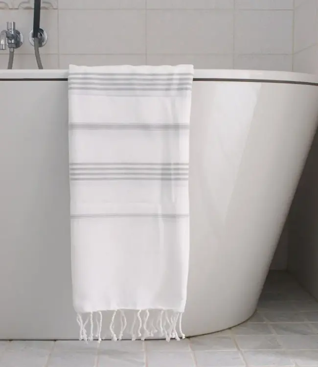 hamamdoek lichtgrijs 170x100cm