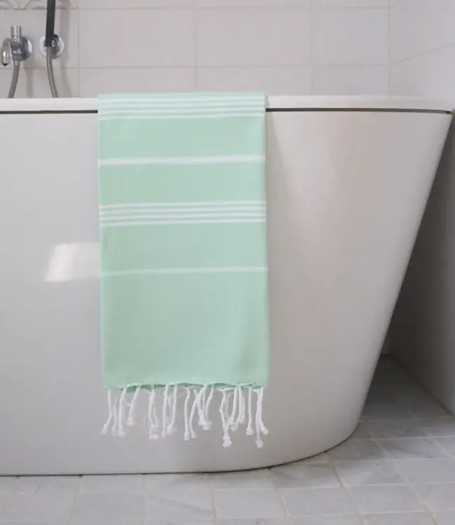 hamamdoek helderzeegroen 170x100cm