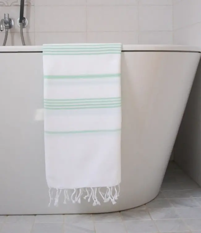 hamamdoek helderzeegroen 170x100cm