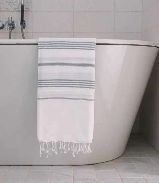 hamamdoek grijs 170x100cm