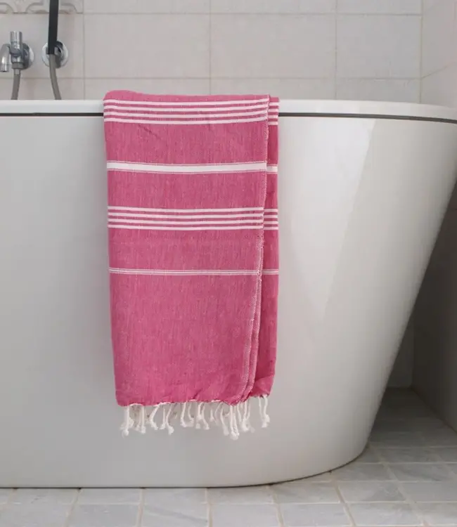 hamamdoek fuchsia 170x100cm