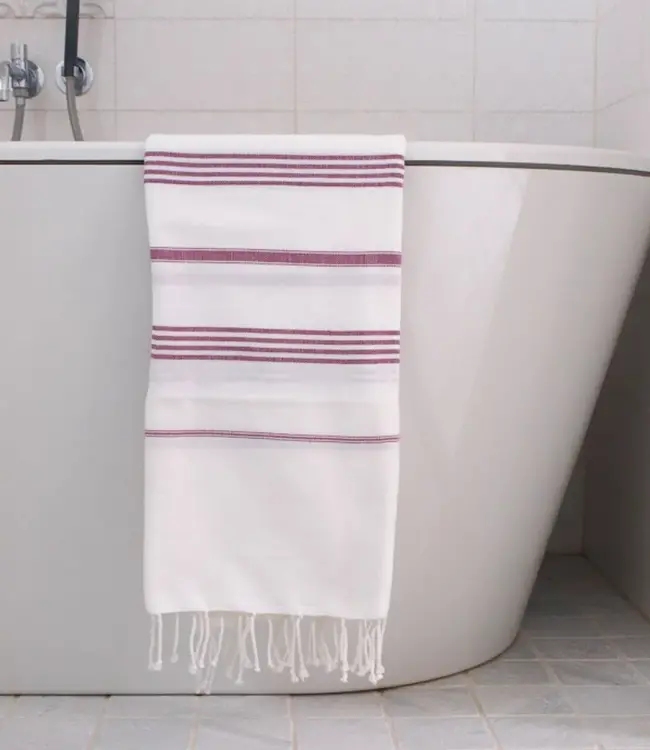 hamamdoek framboos 170x100cm