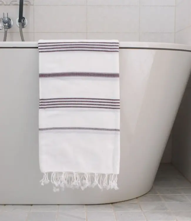 hamamdoek aubergine 170x100cm