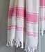 hamamdoek Honingraat sorbetroze 170x100cm