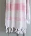 hamamdoek Honingraat roze 170x100cm