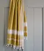 hamamdoek Honingraat mosterd 170x100cm
