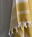 hamamdoek Honingraat mosterd 170x100cm