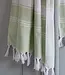 hamamdoek Honingraat lichtgroen 170x100cm