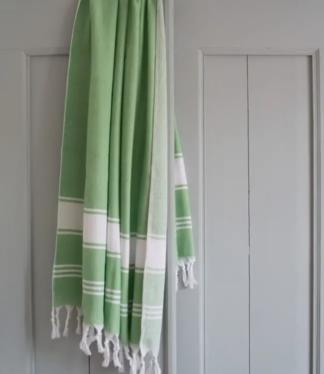 hamamdoek Honingraat pistache 170x100cm