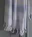 hamamdoek Honingraat lichtblauw 170x100cm