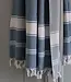 hamamdoek Honingraat jeansblauw 170x100cm