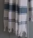hamamdoek Honingraat jeansblauw 170x100cm
