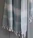 hamamdoek Honingraat zeegroen 170x100cm