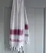 Ottomania hamamdoek Honingraat framboos 170x100cm
