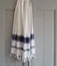 hamamdoek Honingraat marineblauw 170x100cm