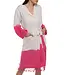 Lalay dip dye badjas fuchsia