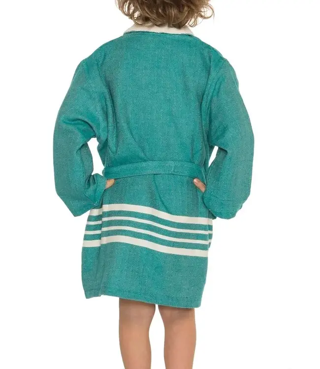 hamam kinderbadjas petrol